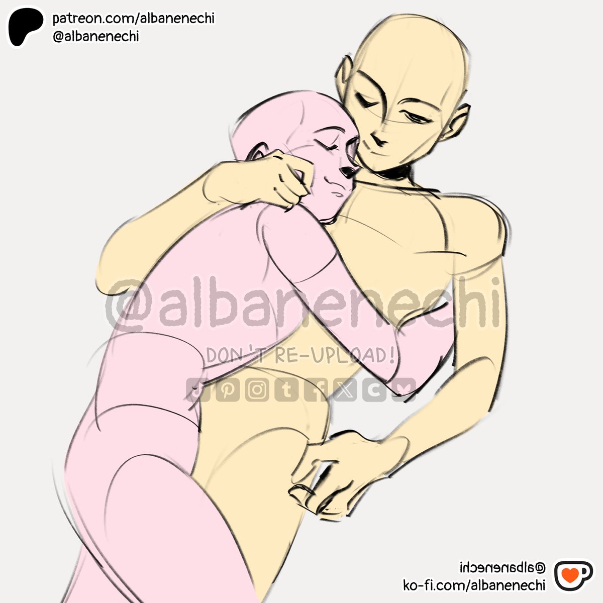 Bases and pose refs pt 130💖 Finally more poses yayy, hope u like!
There are 3 extra drawings for patrons, including a couple that are a little spicier 🫶
#drawingbase #poses #poseref #posereference #artbase #artreference