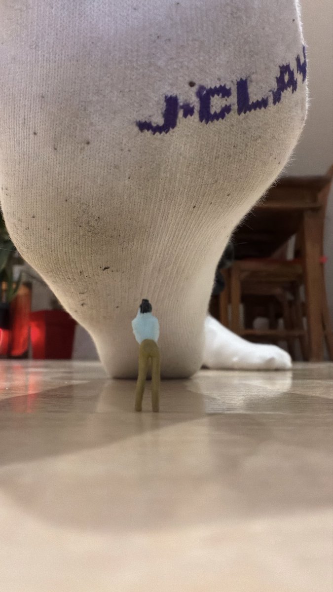 ToesTitan's tweet photo. Na du kleiner Wurm - mit nur einem Tritt bist du raus aus deinem erbärmlichen Leben… 🐜 https://t.co/SqQR3vWXV8