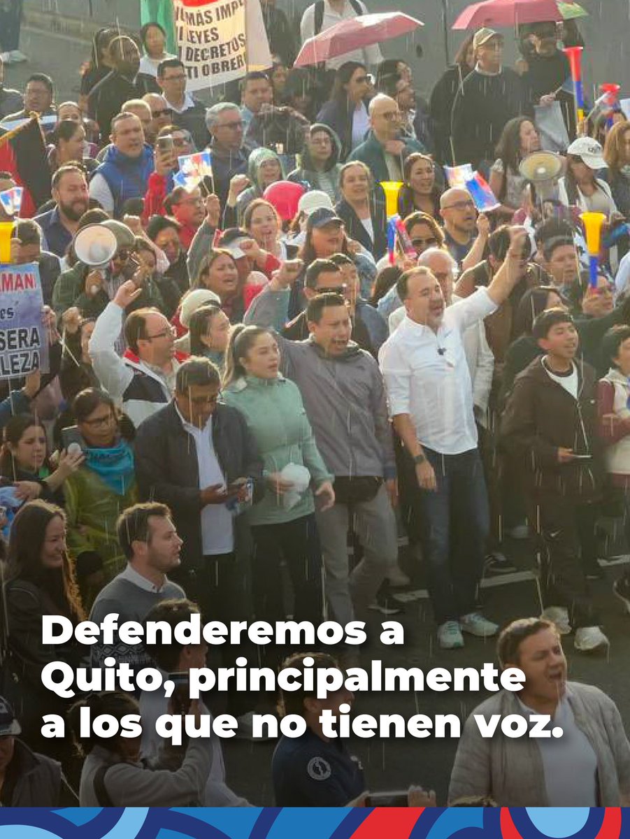 🚨 #QuitoSeDefiende | Quito alza su voz y exige el valor de sus derechos.

#QuitoRenace #QuitoNoSeDetiene