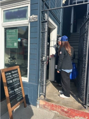 Showing up for San Francisco’s small businesses—block by block. The <a href="/PGE4Me/">Pacific Gas & Electric</a> multi-lingual team visited 500+ merchants and walked 8+ miles through the Sunset &amp; Richmond Districts to answer questions on claims, billing, SMB programs, and to help file claims on the spot.