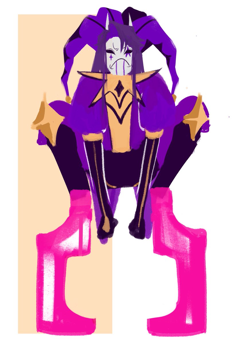 He doesn’t look too happy today
#Jester #thefreakcircus