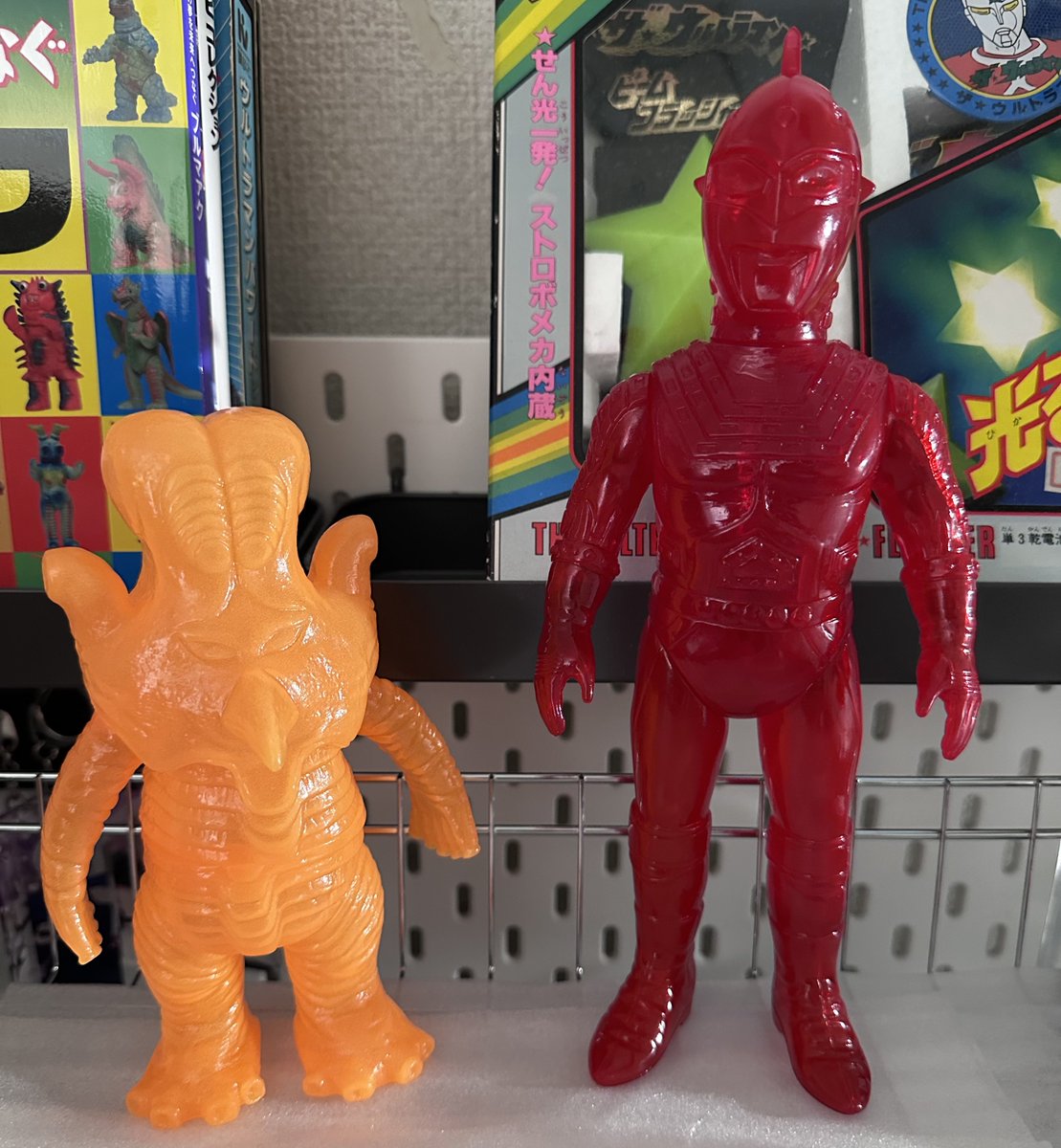 あなたのソフビ紹介 ベアモデルより ニセウルトラセブン クリアレッド