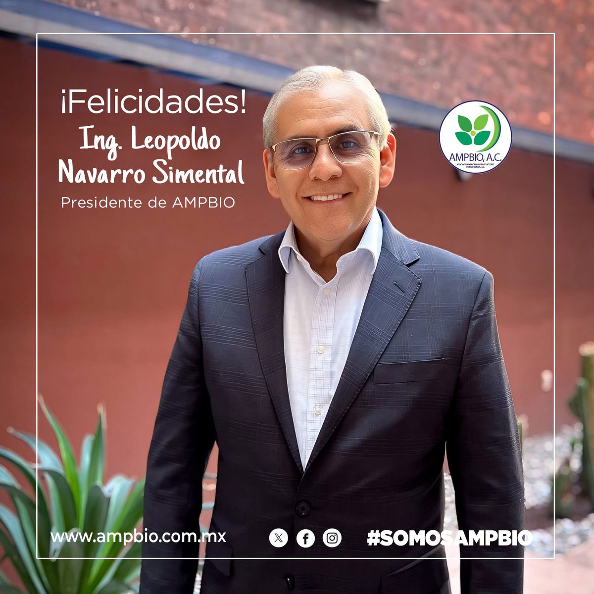 AmpbioAC's tweet photo. Que sea un año de salud, éxitos y trabajo por un campo más sano en México.

¡Feliz cumpleaños, Presidente! https://t.co/WZpwfvLTaP