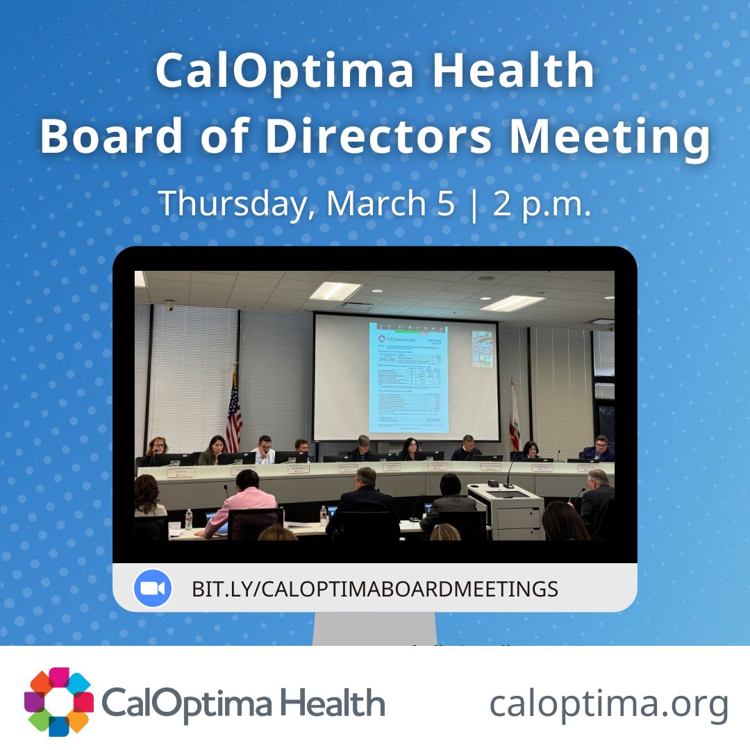 CalOptima tweet media