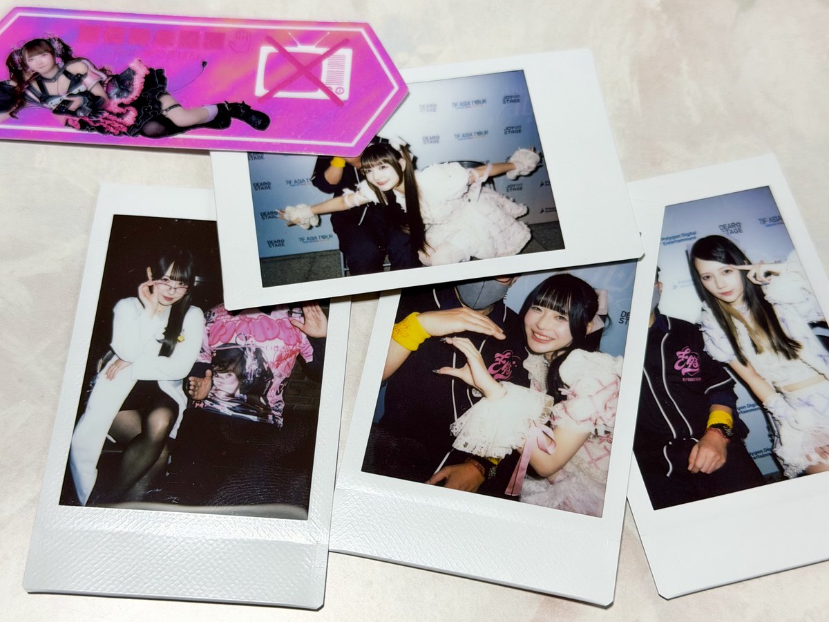 3月にしてようやくきゅるちゃん全員とのチェキが揃いました♡ (運が