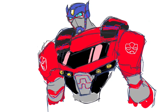 remembered my old Transformers concepts Chun-li Arcee was lowkey INSPIRED