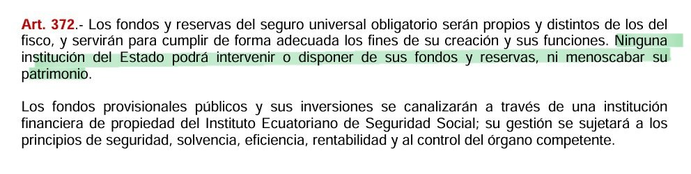 LizzyBor9's tweet photo. 📝 #UndatodelIESS: El Decreto Ejecutivo No. 318 ha dispuesto la intervención de una unidad médica del #IESS.
Pero, ¿y los artículos 370 y 372 de la Constitución, y artículos 16 y 115 de la Ley de Seguridad Social?
El #IESS es una institución autónoma. Su autonomía... https://t.co/BWrM7f9tOd