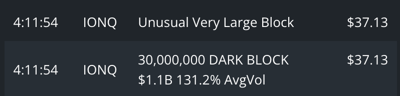 ChartsRUs0's tweet image. Holy F**K  $IONQ

Is it a buy or sell? 🤣