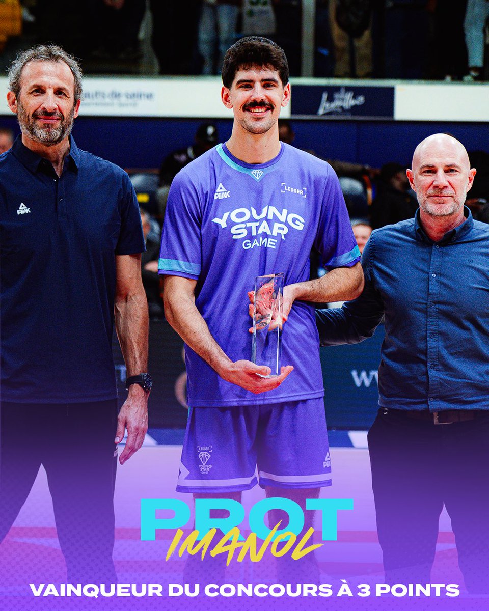 ☄️ Imanol Prot remporte le Concours à 3 points de ce Ledger Young Star Game 2026 🏆👊

📸 <a href="/westcoo/">Dave Brown</a> / @quentin_lab_ 

#LYSG2026