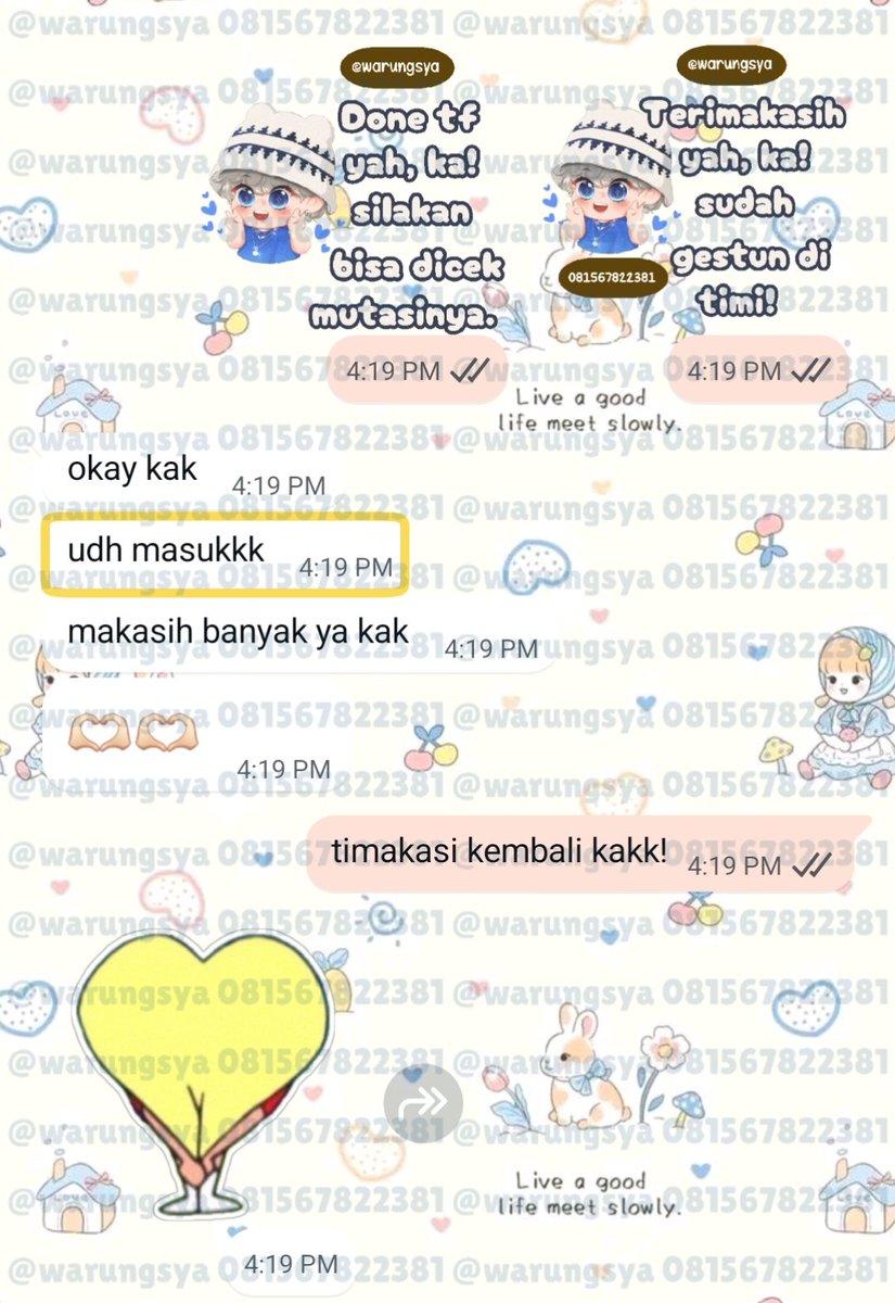 uri_injunie's tweet photo. ㅤ
✖ be aware penipuan gestun ✖ timi open gestun instant all paylater. langsung transfer setelah transaksi. 𝙙𝙞𝙟𝙖𝙢𝙞𝙣 𝙖𝙢𝙖𝙣 full cair ke rekening kamu 100% 𝙜𝙚𝙨𝙩𝙪𝙣 𝙥𝙚𝙢𝙗𝙖𝙞𝙠! no skem ʚ✩ɞ jangan lupa selalu cek gtc dan sb twit ya lovvv.ᐟ #timigestun ☻
ㅤ https://t.co/8MZbElY7sv