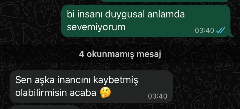 sevooss7's tweet photo. yarım saatir şu mesajla bakışıyorum https://t.co/3KTQmw09pb