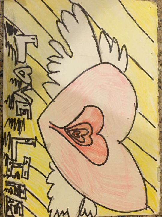 Freyer2John's tweet photo. Art of the Day! "LUV LIFE". Buy at: https://t.co/3Evpf6OGrp https://t.co/LrCHUxK4de