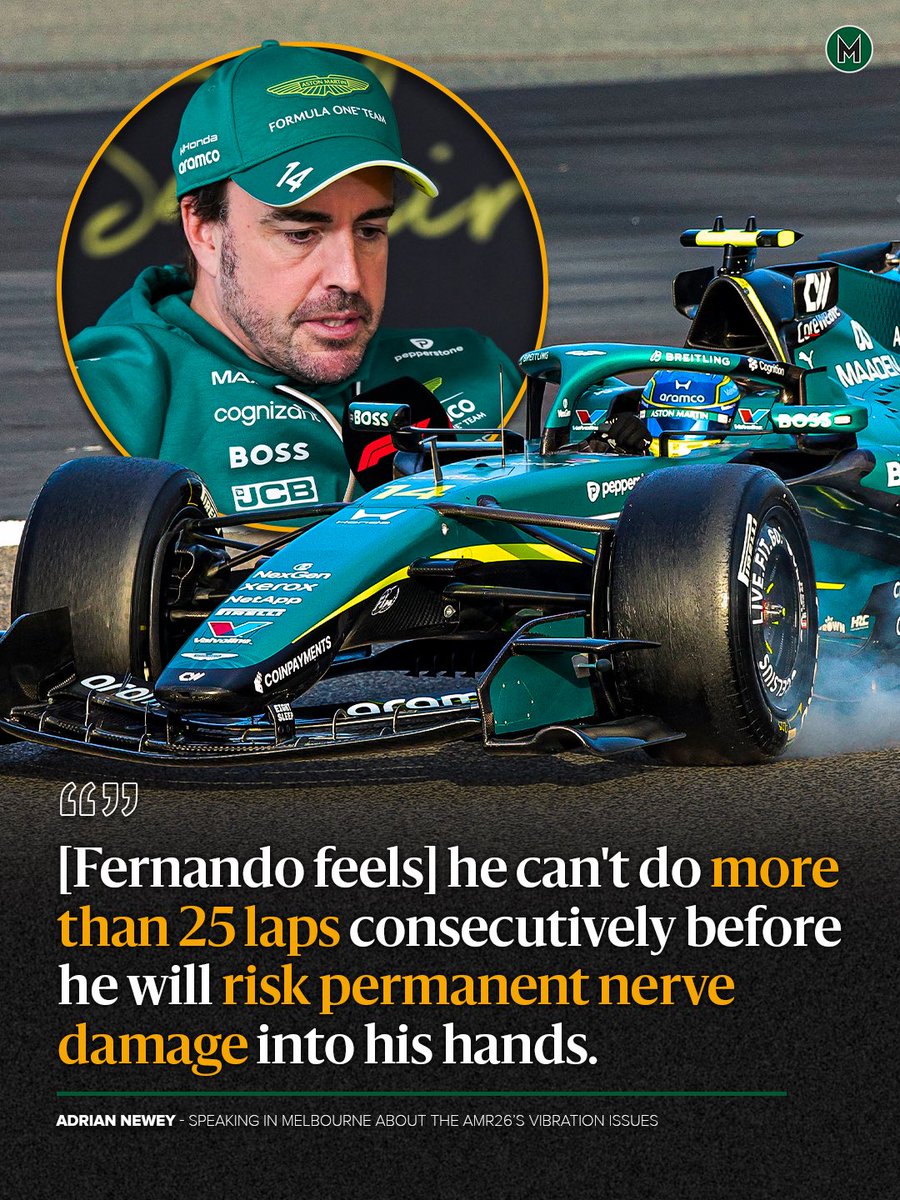 Aston Martin AMR26 technical issues Fernando Alonso vibration concerns Melbourne 2026
