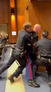 DougWahl1's tweet image. SHOULD HE BE CHARGED WITH ASSAULT?

Senator Tim Sheehy dragged a Marine veteran out of a room while he was peacefully protesting the war against Iran, possibly breaking his arm. 

Your thoughts?