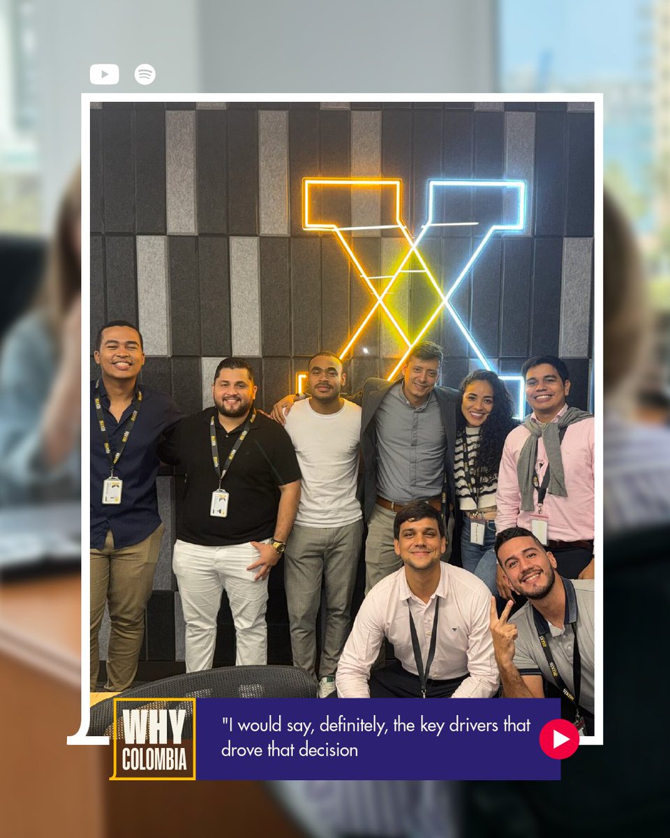 PROCOLOMBIACO's tweet photo. Did you know #TheCountryOfBeauty 🇨🇴 is the 3rd largest market in LATAM for talent?

On the #WhyColombia #podcast, Fabiana Corredor from 
@Auxis
 explains why the country is a leading hub for #Nearshoring and #BPO.

Check out this episode here: https://t.co/r0xhitVDPT https://t.co/hBoIXPS2oC