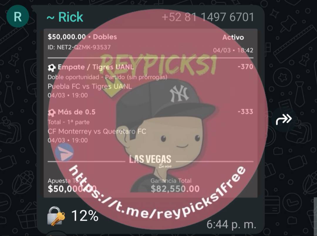 elreypicks1's tweet image. 🔥📋 CARTELERA COMPLETA DEL RICK 📋🔥

Y SÍ… LA CUOTA RIQUISÍSIMA QUE DECÍA 😮‍💨💰