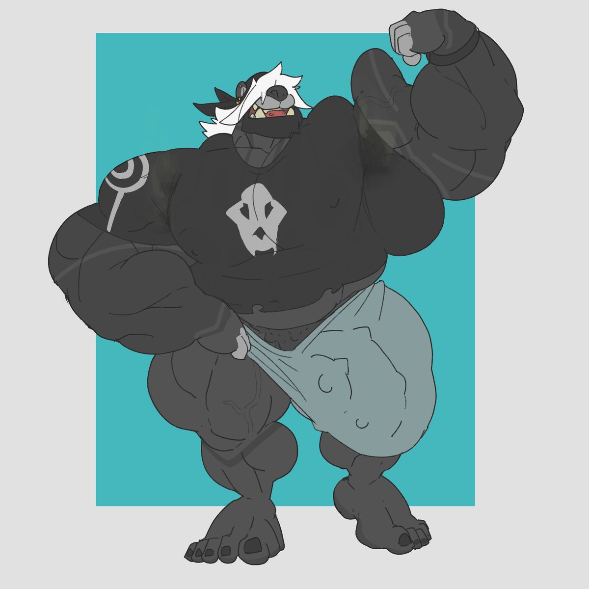 Terry Bear Cave 🐻💪 | Open Comms tweet media