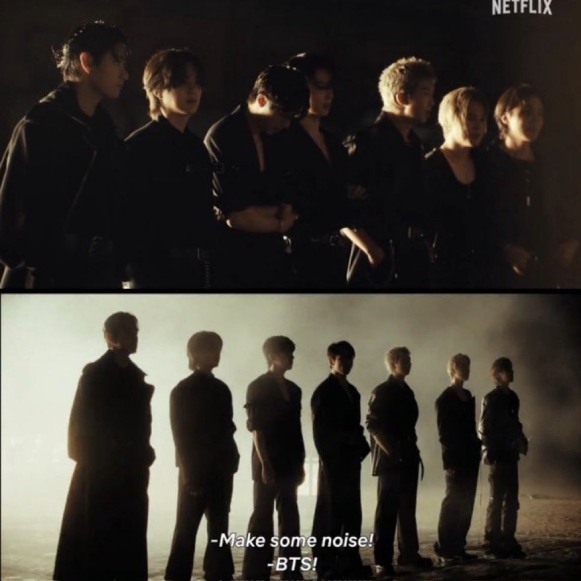 KİM NAMJOON
KİM SEOKJİN
MİN YOONGİ
JUNG HOSEOK
PARK JİMİN
KİM TAEHYUNG
JEON JUNGKOOK
BTS!

#BTS_ARIRANG 
#BTSLiveonNetflix  
#BTSComeBack