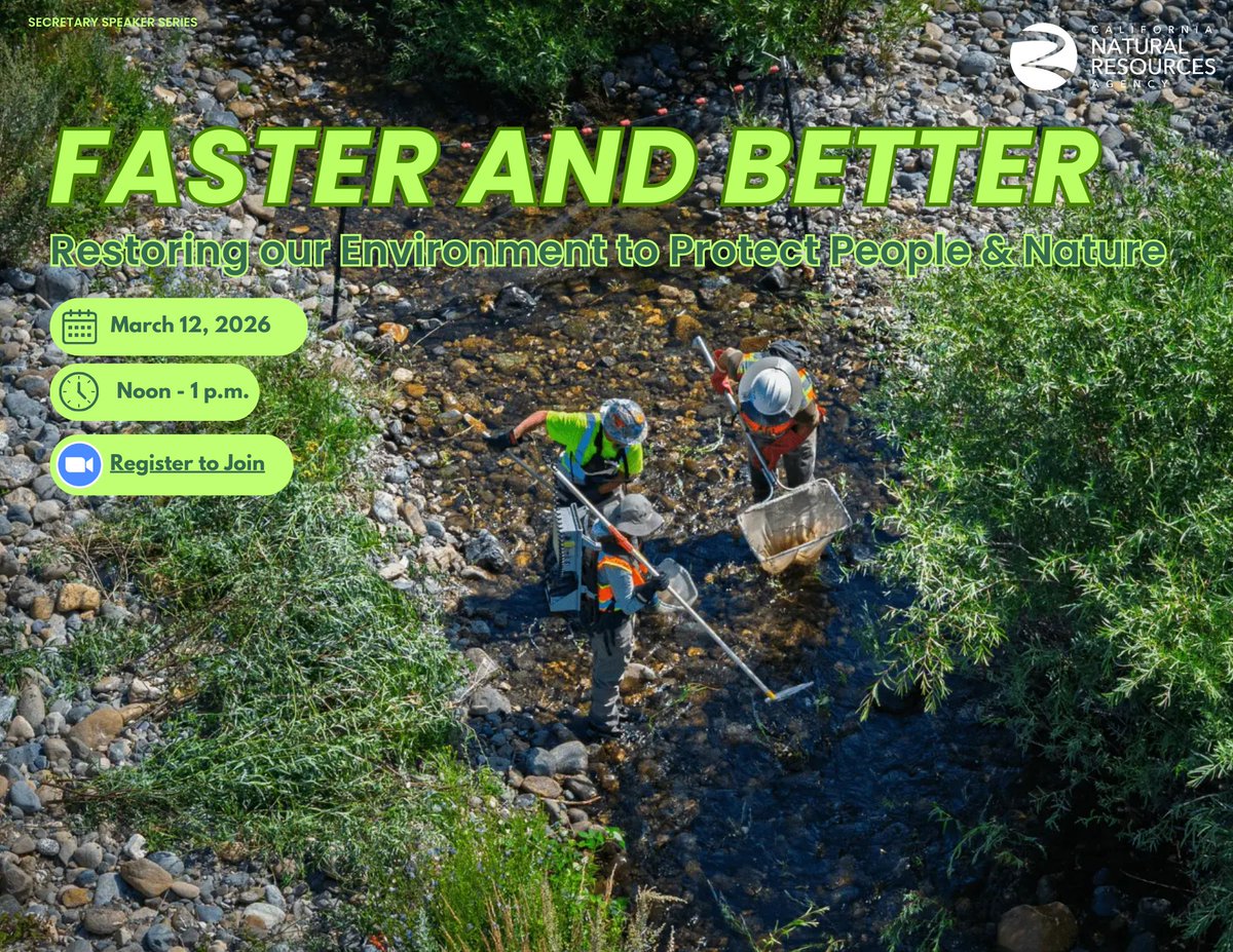 California Natural Resources Agency tweet media