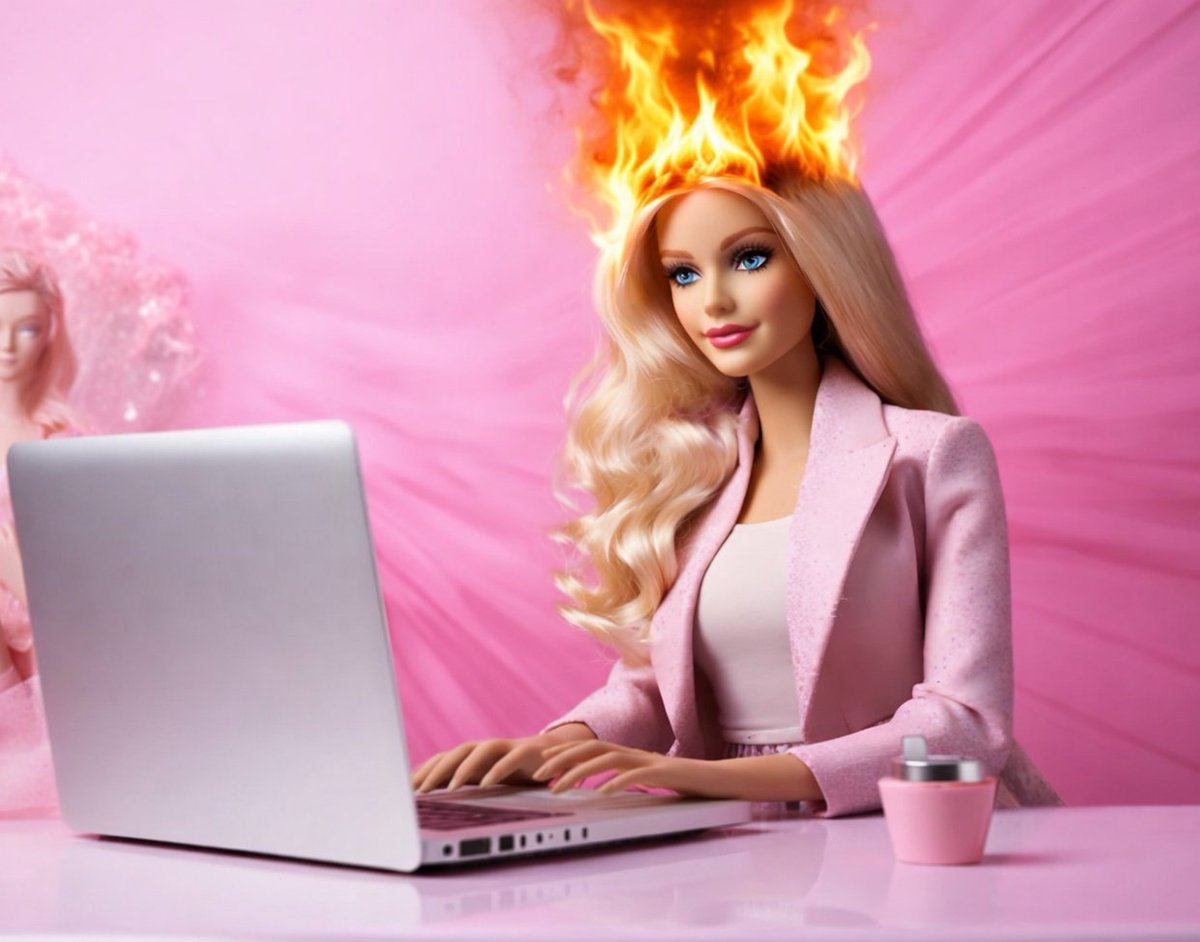 "Você trabalha no computador, passa o dia todo sentada, deve ser muito fácil"

Eu trabalhando no computador: