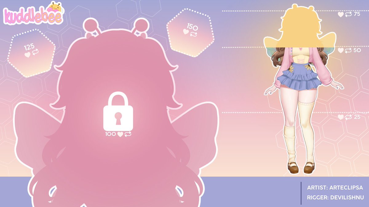 Wow wow!! Another goal completed!! AAA 😍

Do you guys like what you see 👀 
because I DO!! ✨

I will be posting the 75 goal tomorrow
&amp; the 100 goal the day after!! 🥰

♡ + ↻ the main post to unlock more!! 🤩

🗓️ Debut: April 2nd | 6pm CST ⏰
↳ #vtuber #VtuberDebut #ENVtuber