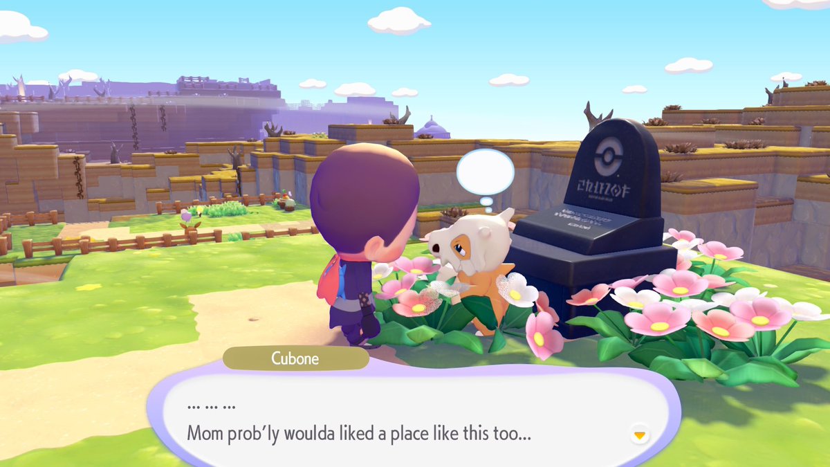 LaurisKittyy's tweet image. Pro Cubone spawnar em Pokémon Pokopia, você simplesmente precisa construir um TÚMULO no jogo

E ele ainda fala que a mãe dele provavelmente gostaria de um lugar como esse também 😭