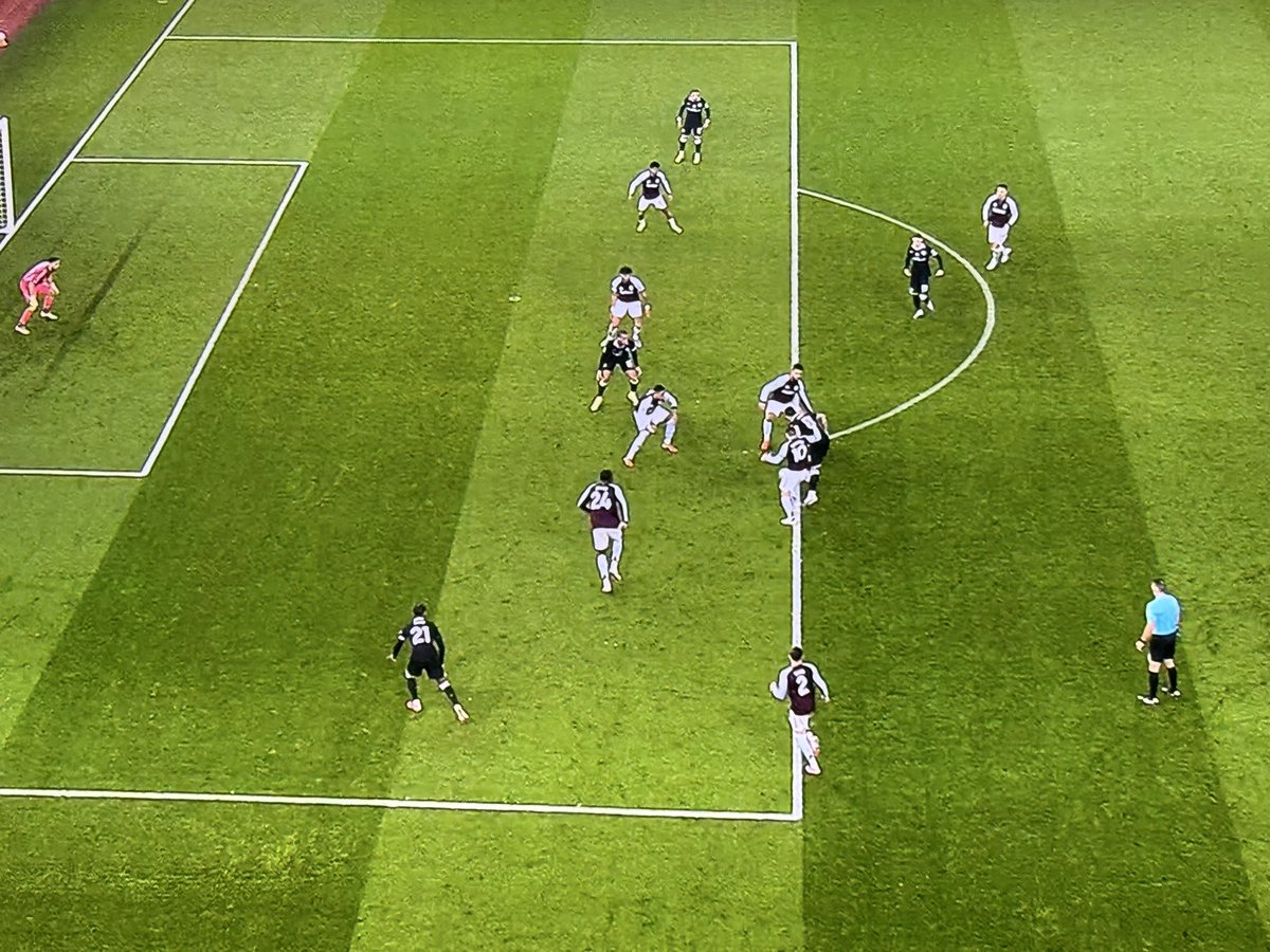 Avfc_89_'s tweet photo. #AVLCHE #AVFC unreal Watkins goal got scratched and this was awarded. https://t.co/iiERlcmgDo