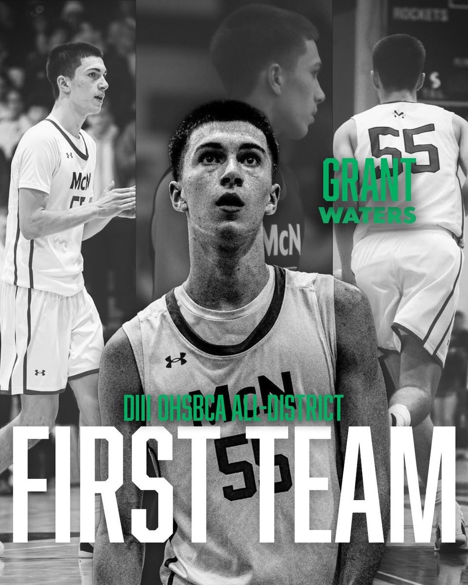 McNickMBB's tweet photo. Huge congratulations to Grant Waters on earning DIII OHSBCA All-District 1st Team honors!

Well deserved, Grant! 🚀 @McNAthletics https://t.co/bCX4SIQPVK