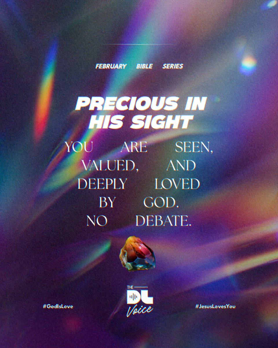 TheDLvoice's tweet image. You are precious to God.
Not overlooked.
Not forgotten.
Loved.

#WhatIsLove
#GodIsLove
#JesusLovesYou