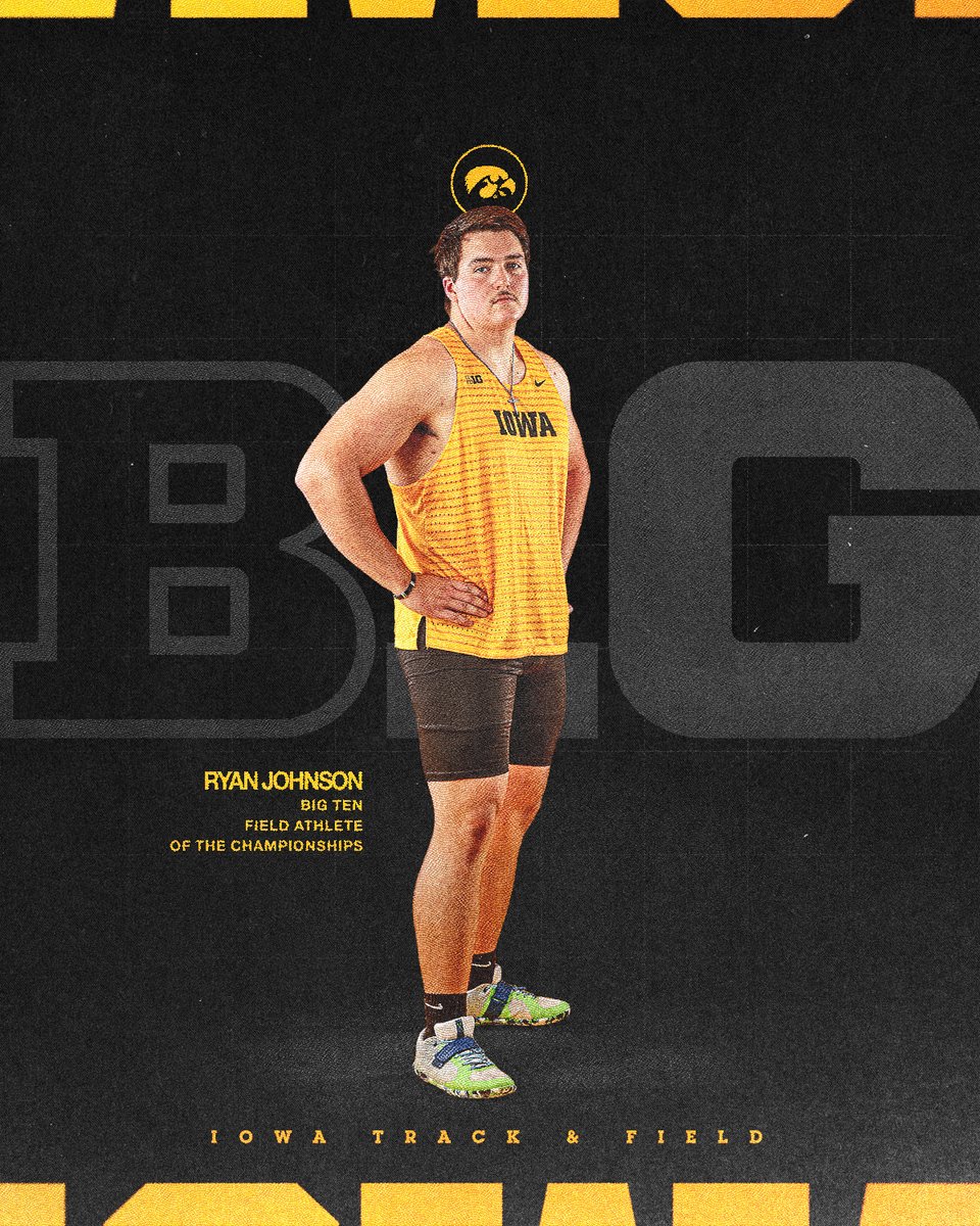 𝐁𝟏𝐆 𝐅𝐢𝐞𝐥𝐝 𝐀𝐭𝐡𝐥𝐞𝐭𝐞 𝐨𝐟 𝐭𝐡𝐞 𝐂𝐡𝐚𝐦𝐩𝐢𝐨𝐧𝐬𝐡𝐢𝐩𝐬 🏆

Johnson Selected as Big Ten Field Athlete of the Championships
📒 bit.ly/4rPQ0dk