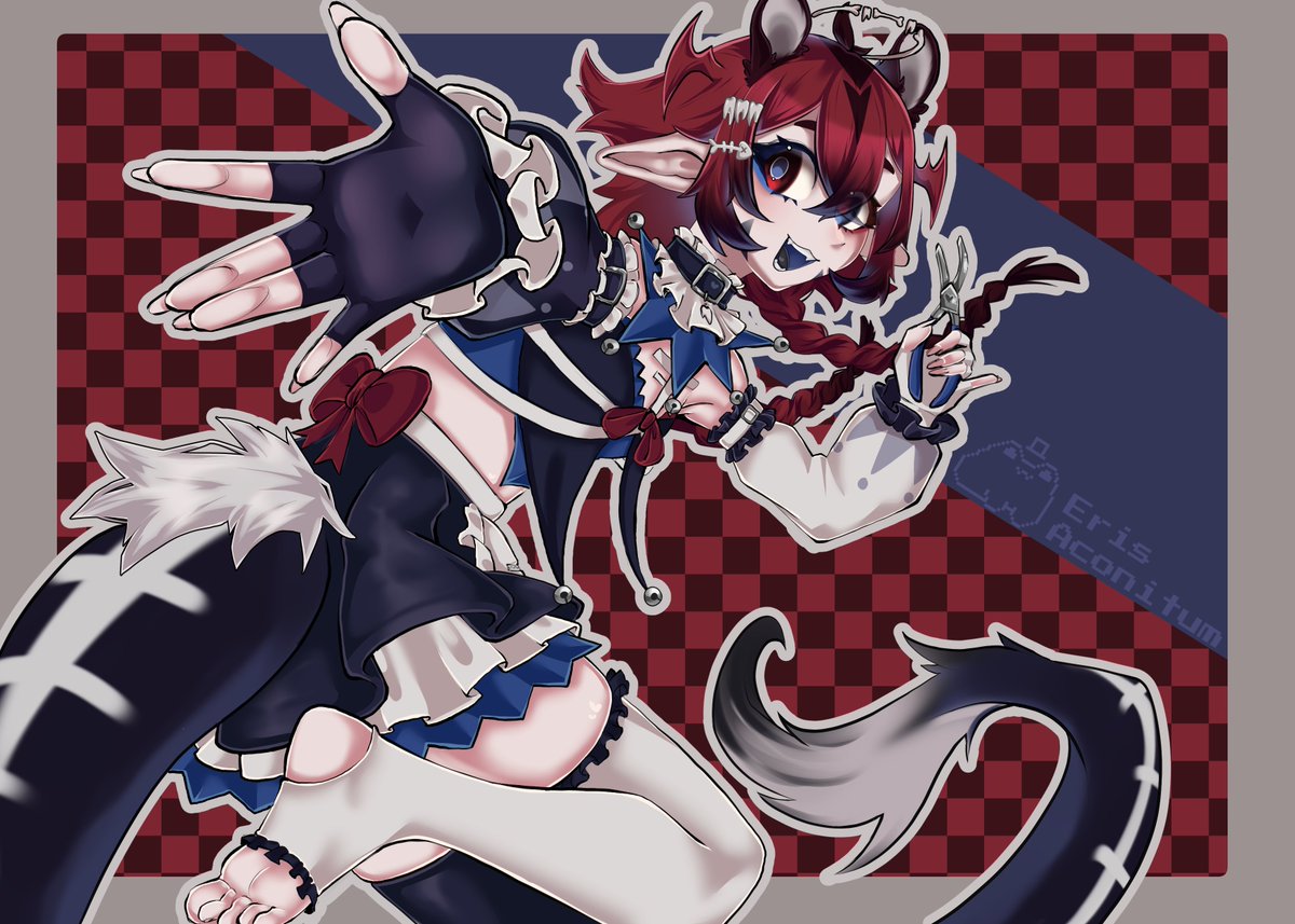 Better get those teeth ready for this tooth fairy possum!

(trust she knows how to use those tools)
#MiliAtelier
