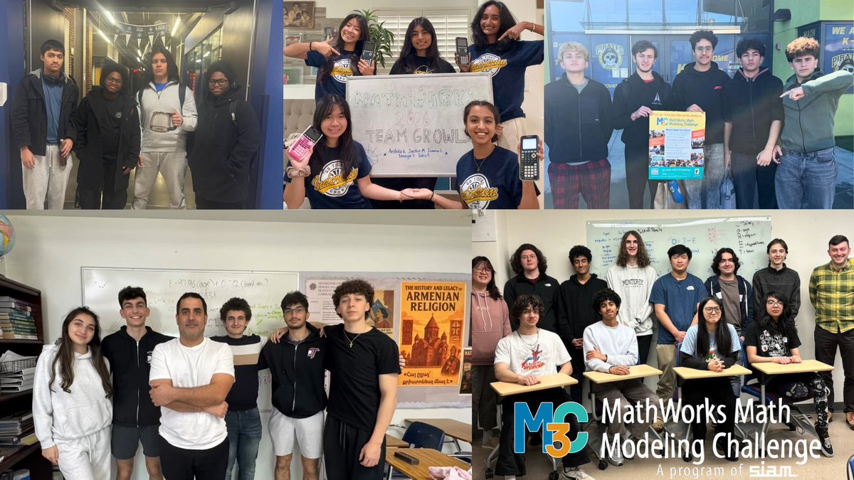 MathWorks Math Modeling Challenge tweet media