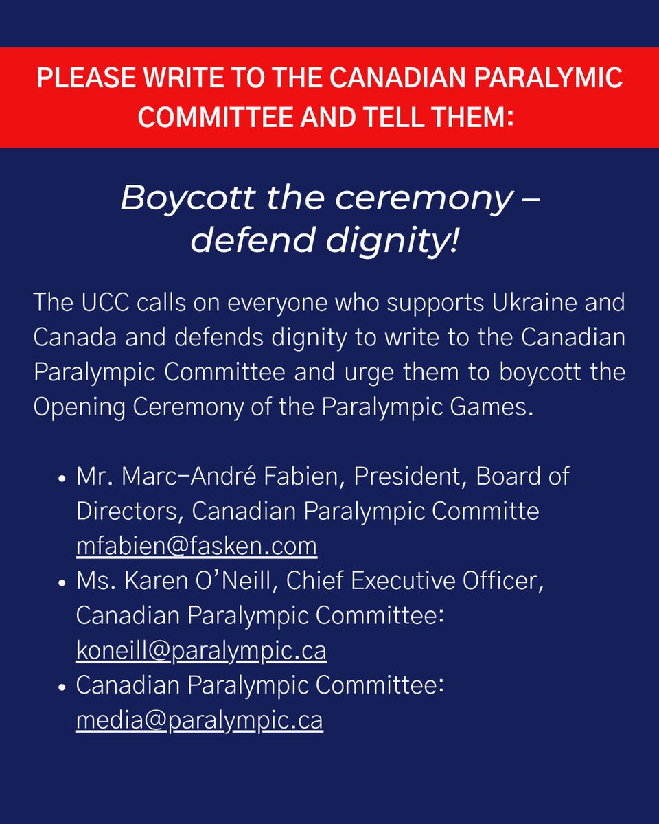 Ukrainian Canadian Congress tweet media