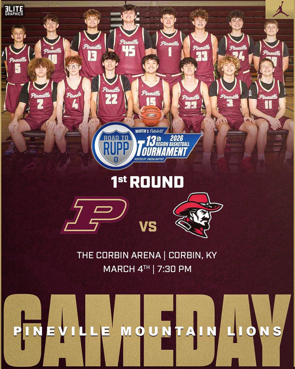 Pineville Mountain Lion Men's Basketball tweet media