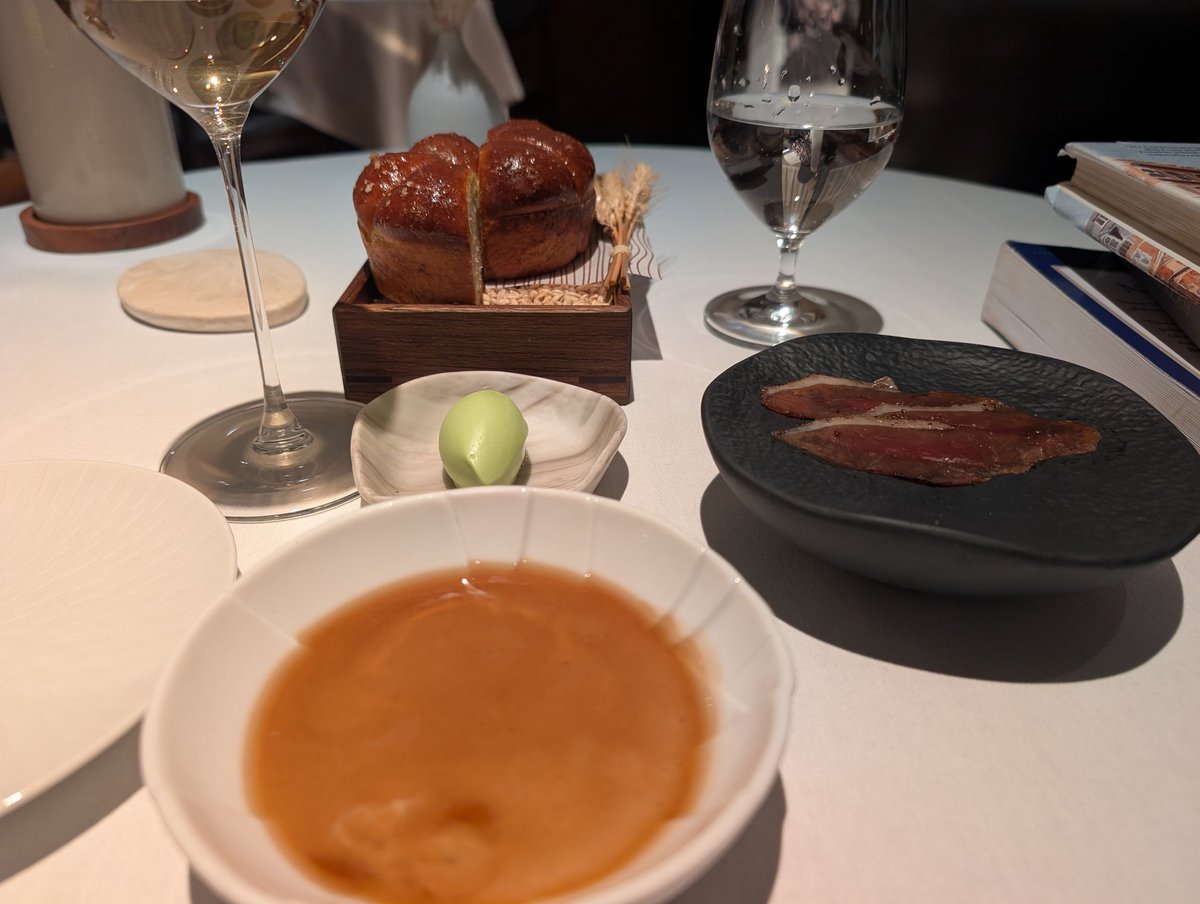 I am trapped in a tasting menu where a nice young man insists on spending more time telling me about each wine than it takes for me to drink them. 

I appeal for your sympathy.