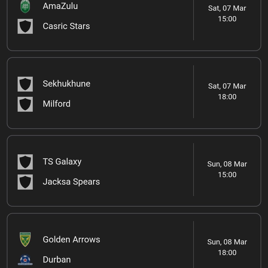 Dear #OrlandoPirates members.

Who are we supporting for Nedbank Quarter Finals?

Ill be supporting Amazulu or TS Galaxy
