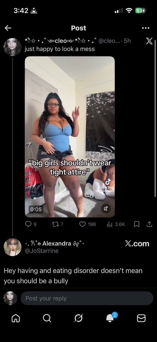 i can be a bad person without it being the result of my ed. i’m a bad person by choice