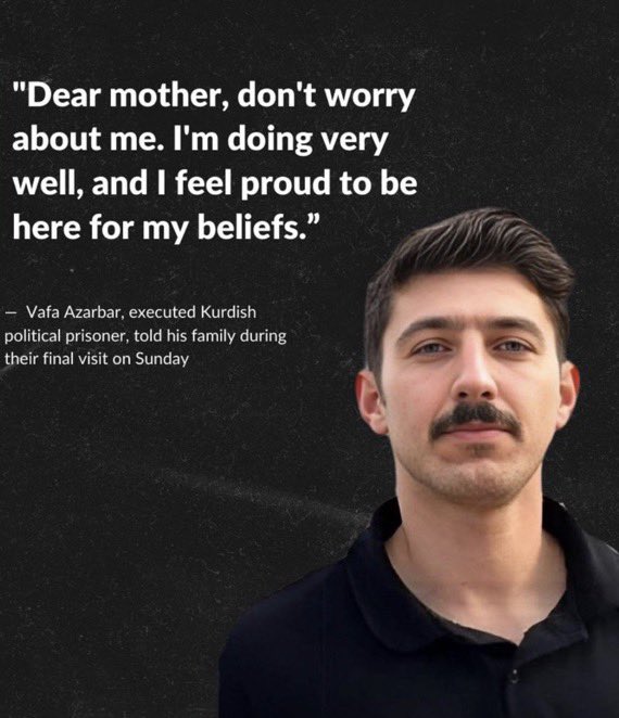 kurdX_'s tweet image. After her husband Vafa Azarbar was executed by the Islamic Republic in 2024, Golestan has taken up their shared journey. She continues forward, step by step, toward the freedom they both fought for. ❤️
