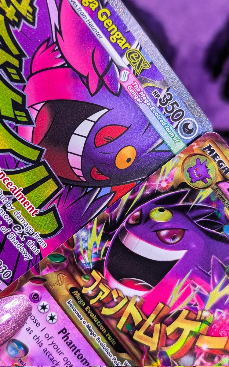 avianoir's tweet image. 2026 vs 2014 Mega Gengar Ex.
Which is better? 👻