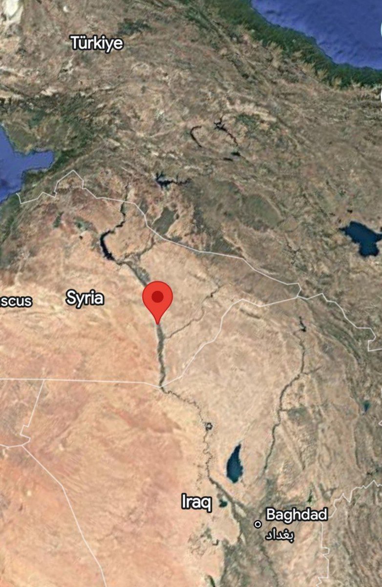 These re Israeli warplanes flying over the Euphrates River en route to Iran. 

👀 closely, they are flying over Syria.

While we make noise in Nigeria one can see that the Israelis are:

1. Being permitted to use Syrian airspace to smash Iran. 
2. Syria just can't do jack abt it.