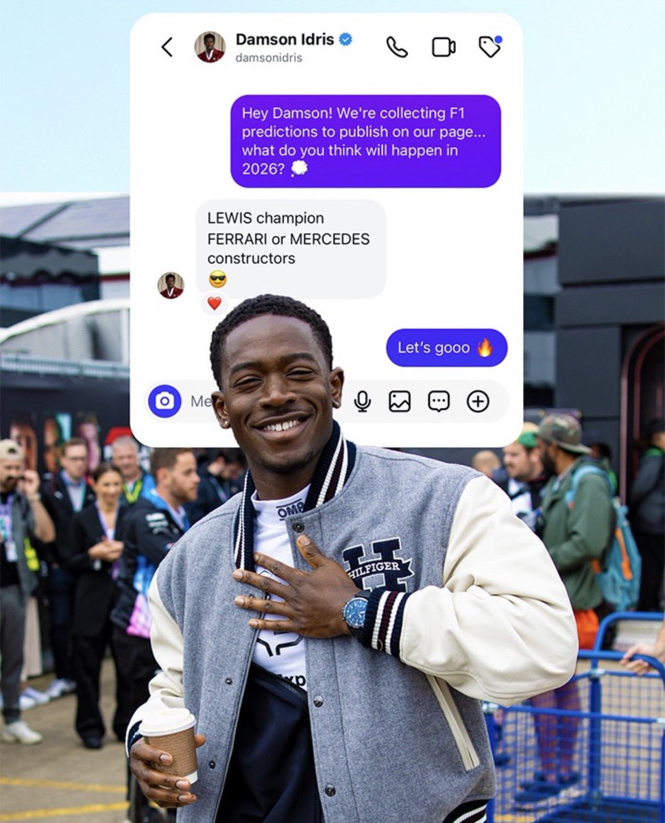 fiagirly's tweet photo. F1 admin asked some famous faces who they’re rooting for this year. 

Erling Haaland, Damson Idris, Serena Williams and Odell Beckham Jr are amongst the names rooting for Lewis Hamilton. 🔥 https://t.co/yZoU3vyPgK