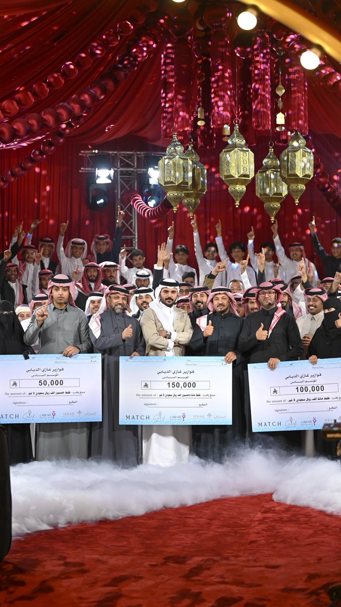 مبروك للاعب نادي الهلال وأخوه 
مبروك لأهل حفر الباطن 
مبروك لأبناء قبيلة حرب القادمين من الولايات المتحدة الأمريكية 😍👏🏻

انتظرونا الحلقة القادمة في المسابقة الأقوى بتاريخ التواصل الإجتماعي وجوائز تقدّر بـ 10,000,000 ريال سعودي تتحوّل بشكل مباشر

سؤال يطرح نفسه هل نشاهد شخص عبارة