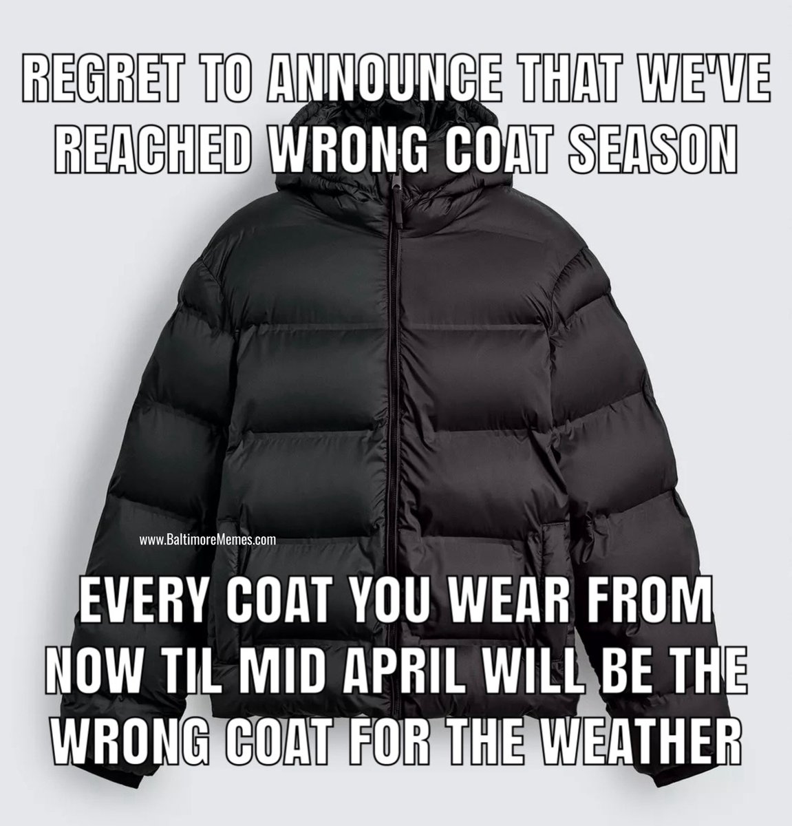 That time of year. 🧥