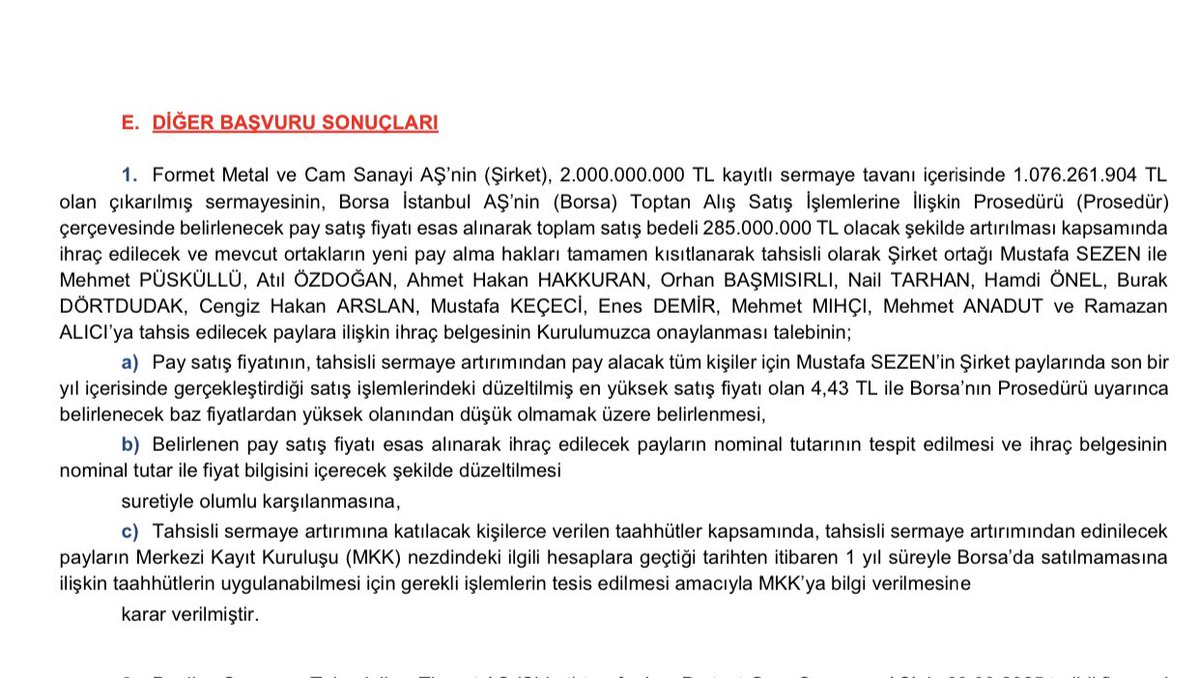 baris_k24's tweet photo. Yatırımcılarına Hayırlı olsun, Mustafa Bey 👑 istediği tüm karar ve yetkileri aldı, artık top kendisinde #formt https://t.co/XYmIqS8IE0