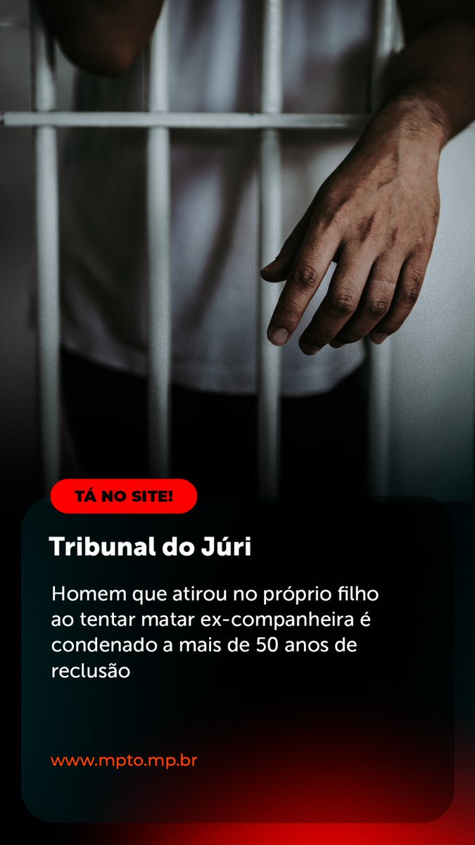 MPETocantins's tweet image. ☝️ Homem que atirou no próprio filho ao tentar matar ex-companheira é condenado a mais de 50 anos de reclusão.

🖥️ x.gd/Q9D3z

👉 Seus direitos foram desrespeitados?
📞 Ligue 127.

#MPTO #MPTOAtuante #Tocantins
