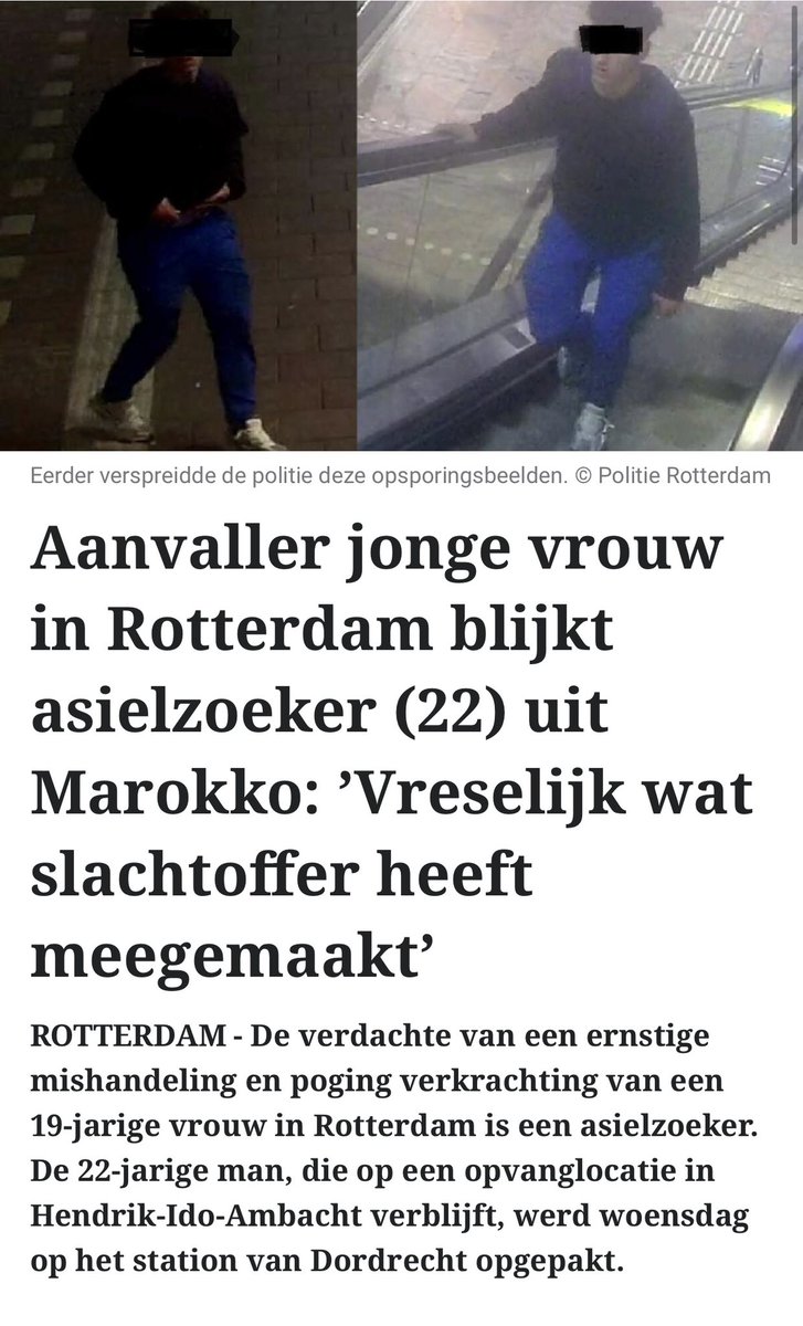 Tis weer raak met een asielzoeker 🤬

Gaan we nu ook in <a href="/rotterdam/">Gemeente Rotterdam</a> de bosjes snoeien, de paden belichten en kortstondig cameratoezicht houden, of houden we op met deze NEP-oplossingen en sluiten we de grenzen, en gooien we allen die uit veilige landen komen, alle illegalen per