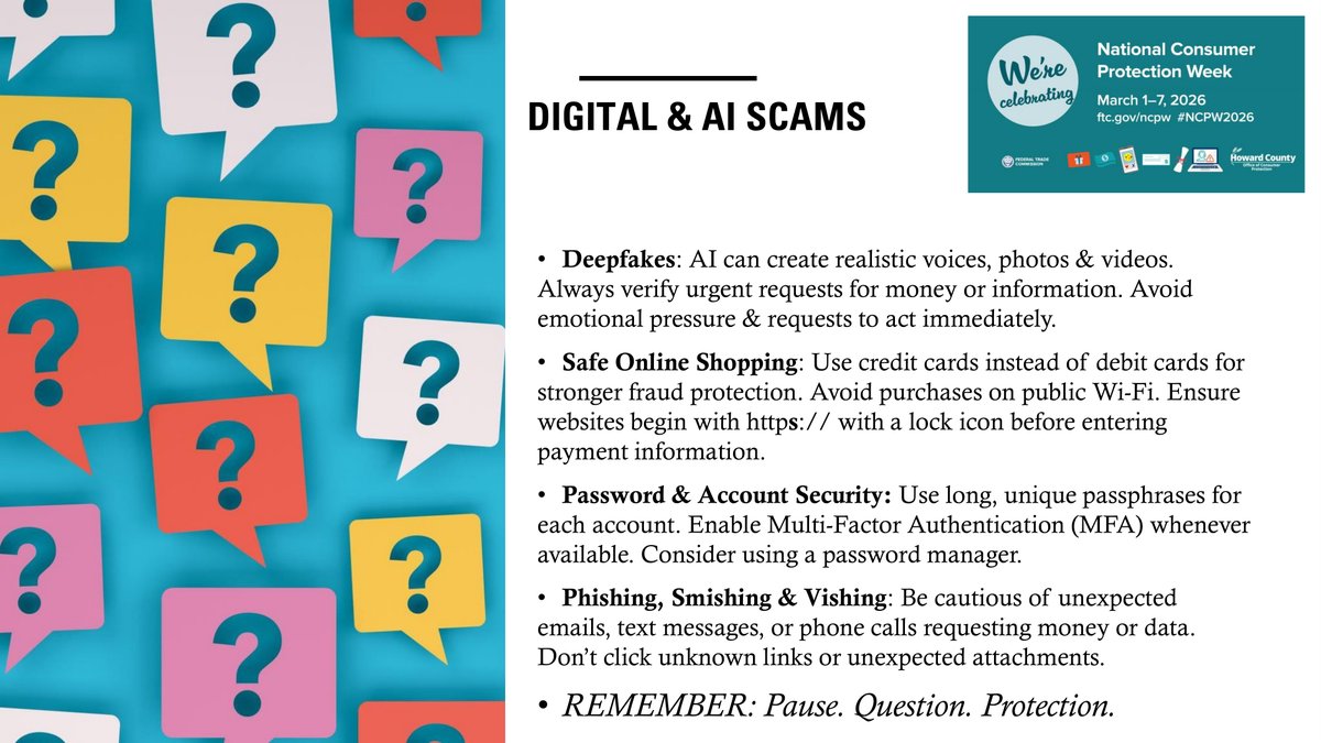 Howard County Office of Consumer Protection tweet media