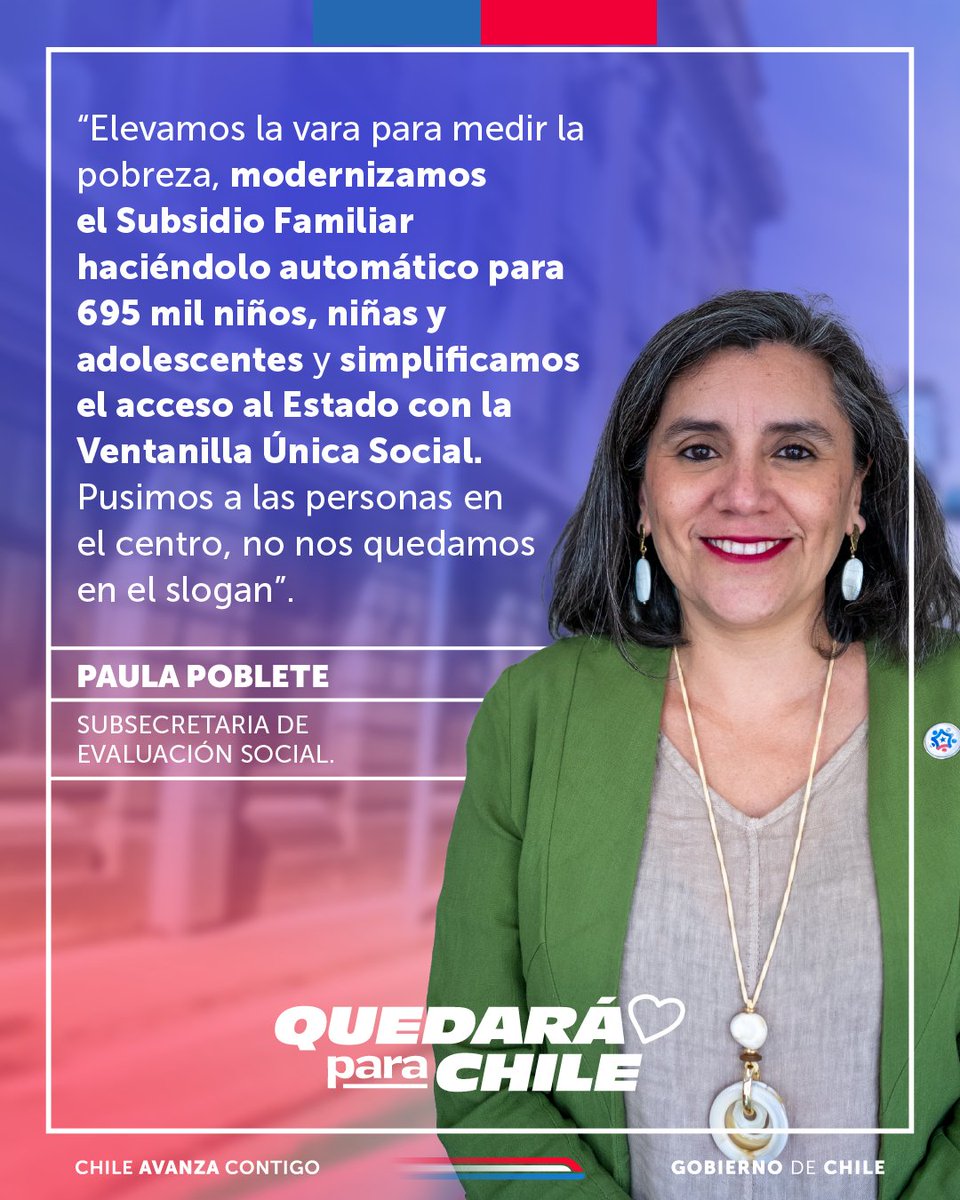 Subsecretaría de Evaluación Social tweet media