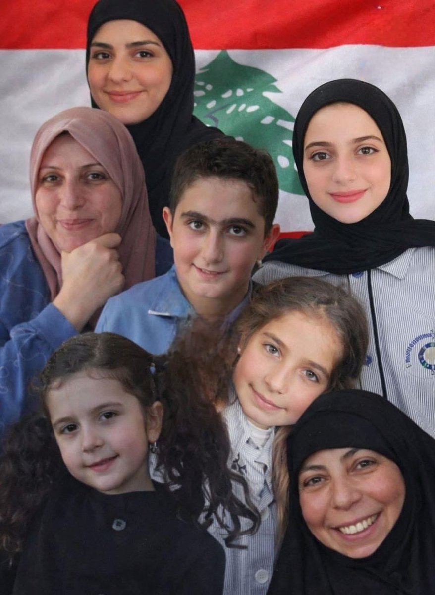 HadiNasrallah's tweet photo. An entire Lebanese family massacred by Israel today. A war on children and women. https://t.co/IYp56sK3Zf