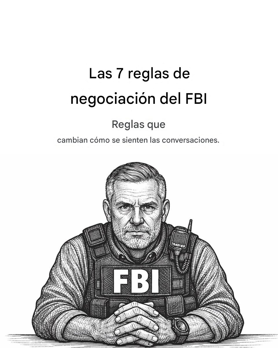 namaste_paz's tweet photo. Las 7 reglas de negociación del FBI

// Hilo // https://t.co/Oa3mpCjZix